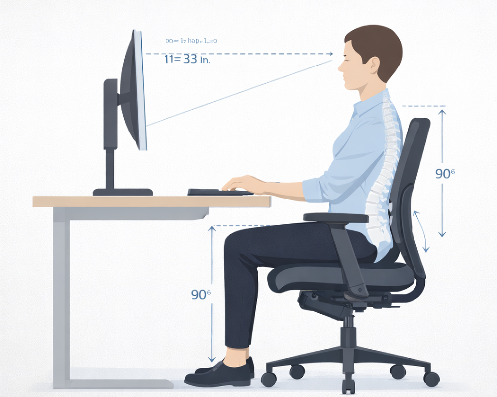 How to Fix Lower Back Pain From Sitting at a Desk
