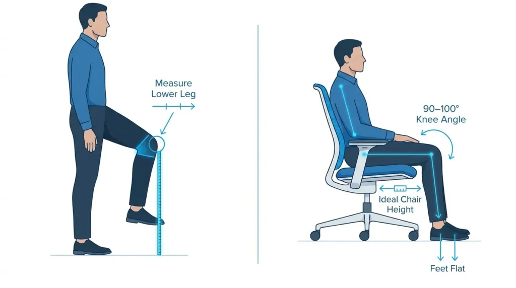 Ideal Desk and Chair Height