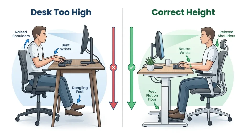 Ideal Desk and Chair Height