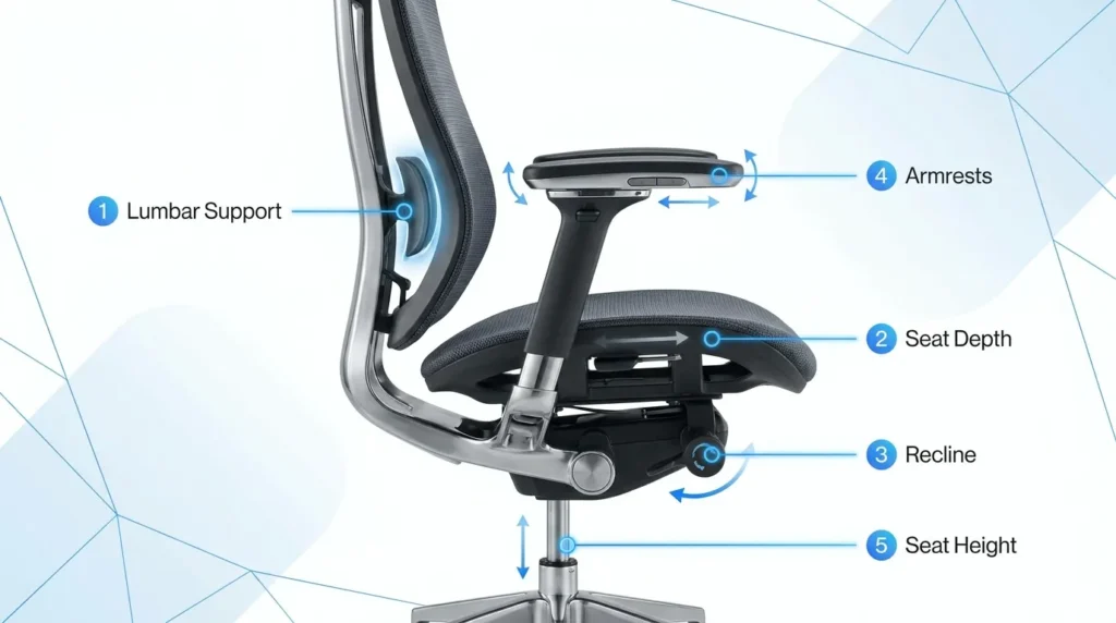 ergonomic chairs for lower back pain