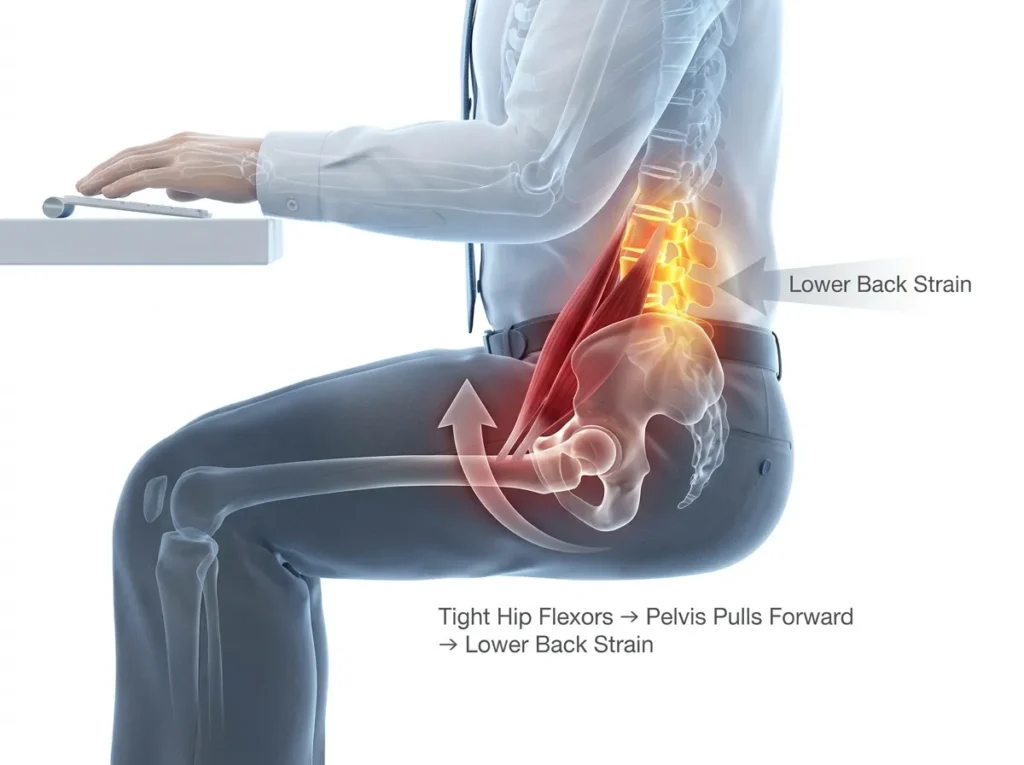 Tight Hip Flexors & Weak Glutes