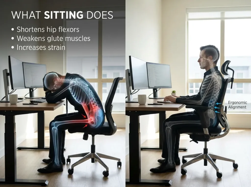 Tight Hip Flexors & Weak Glutes
