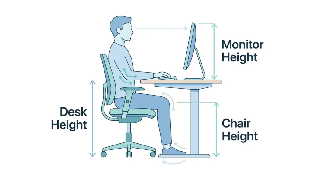 Ideal Desk and Chair Height